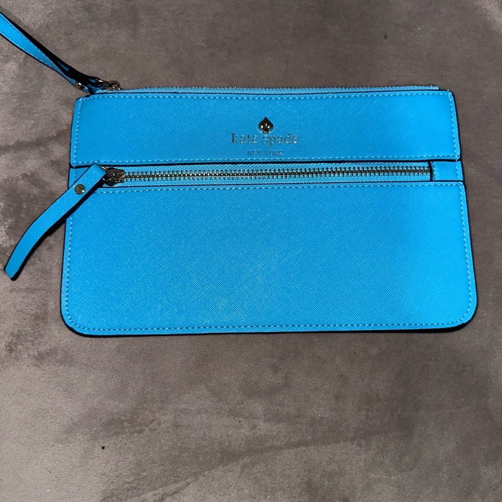 Kate Spade Turquoise Wristlet